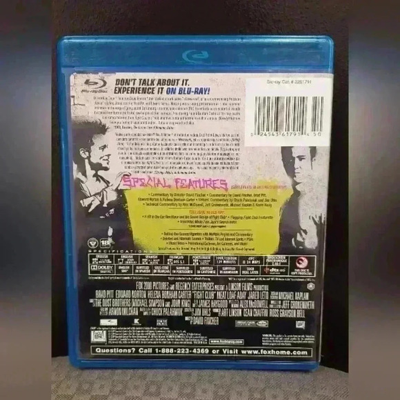 Fight Club Blu-ray DVD  10th Anniversary Edition **Like New - Picture 5 of 5